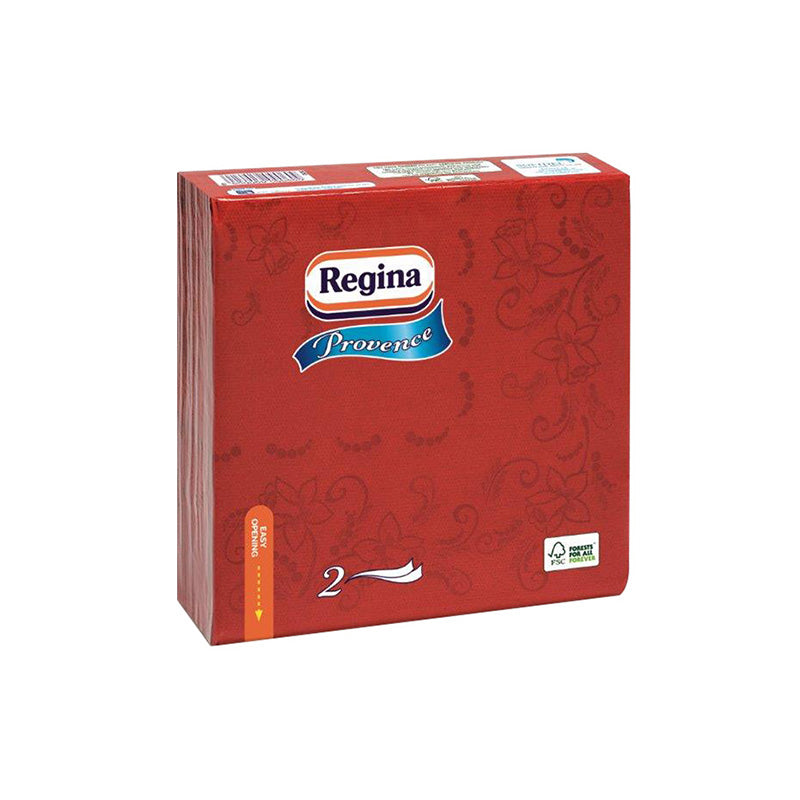 Tovaglioli Regina Provence, Rosso, 1 Confezione