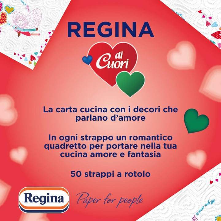 Regina di Cuori - 3 rotoli - Confezione in carta riciclabile