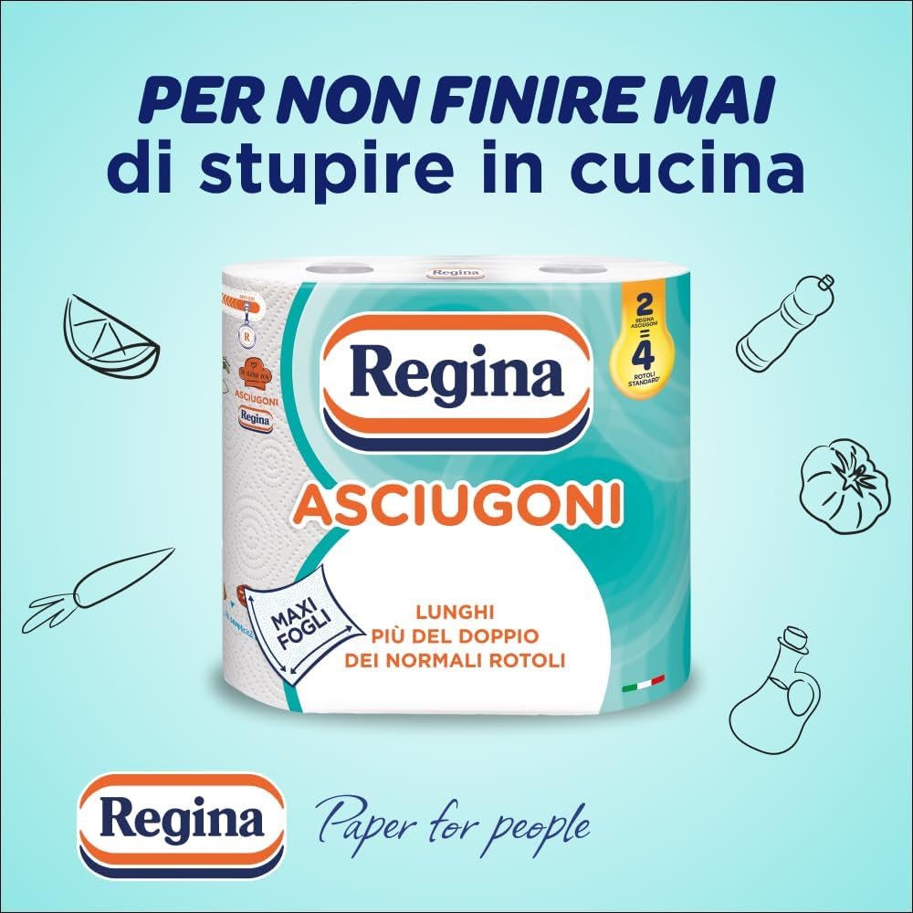 Regina Asciugoni, Carta Cucina, 6 Rotoli - Giro d'Italia Limited Edition