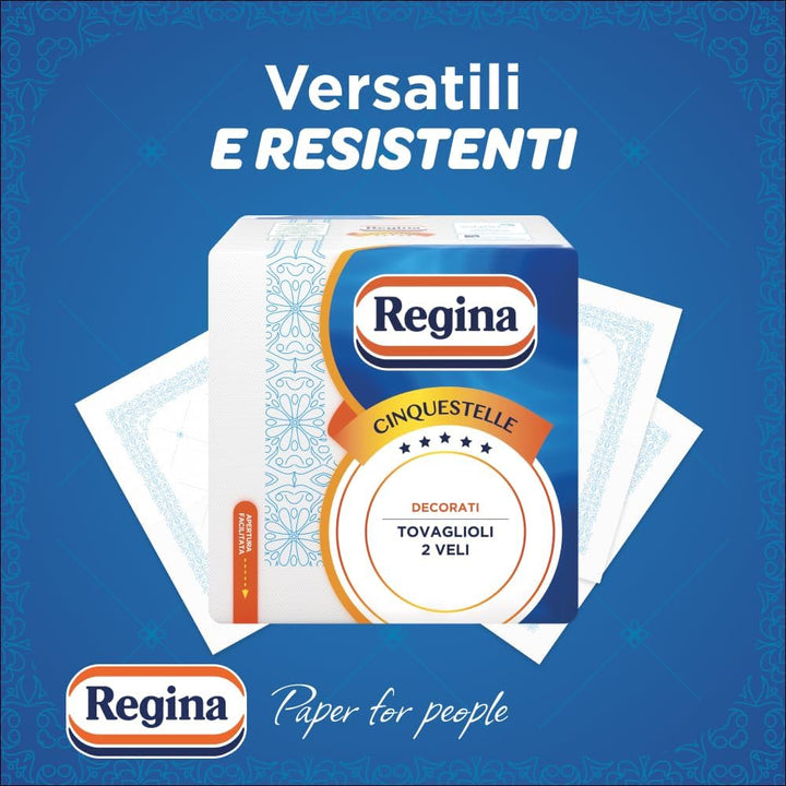 Tovaglioli Regina Cinquestelle, 18 Confezioni