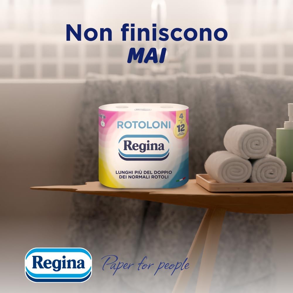 Rotoloni Regina, Carta Igienica, 4 Rotoli - Giro d'Italia Limited Edition