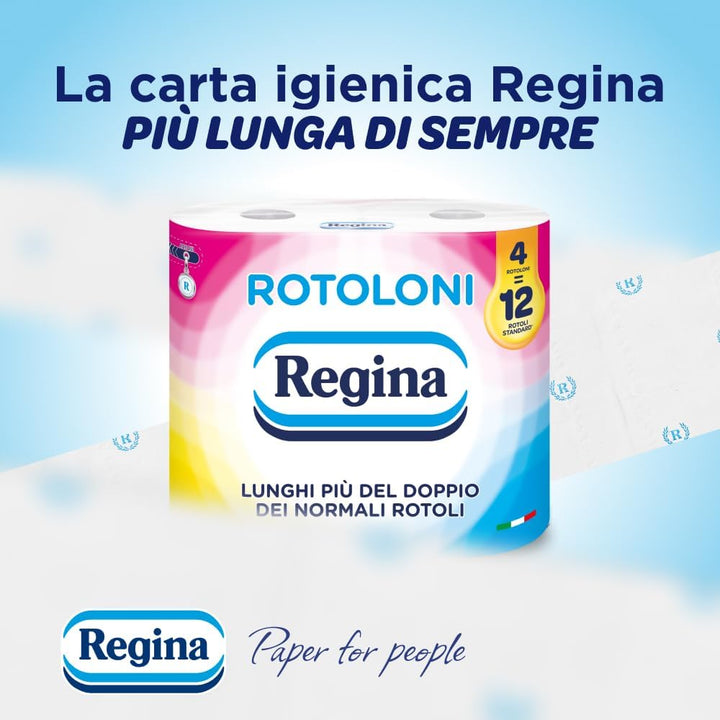 Rotoloni Regina, Carta Igienica, 4 Rotoli - Giro d'Italia Limited Edition