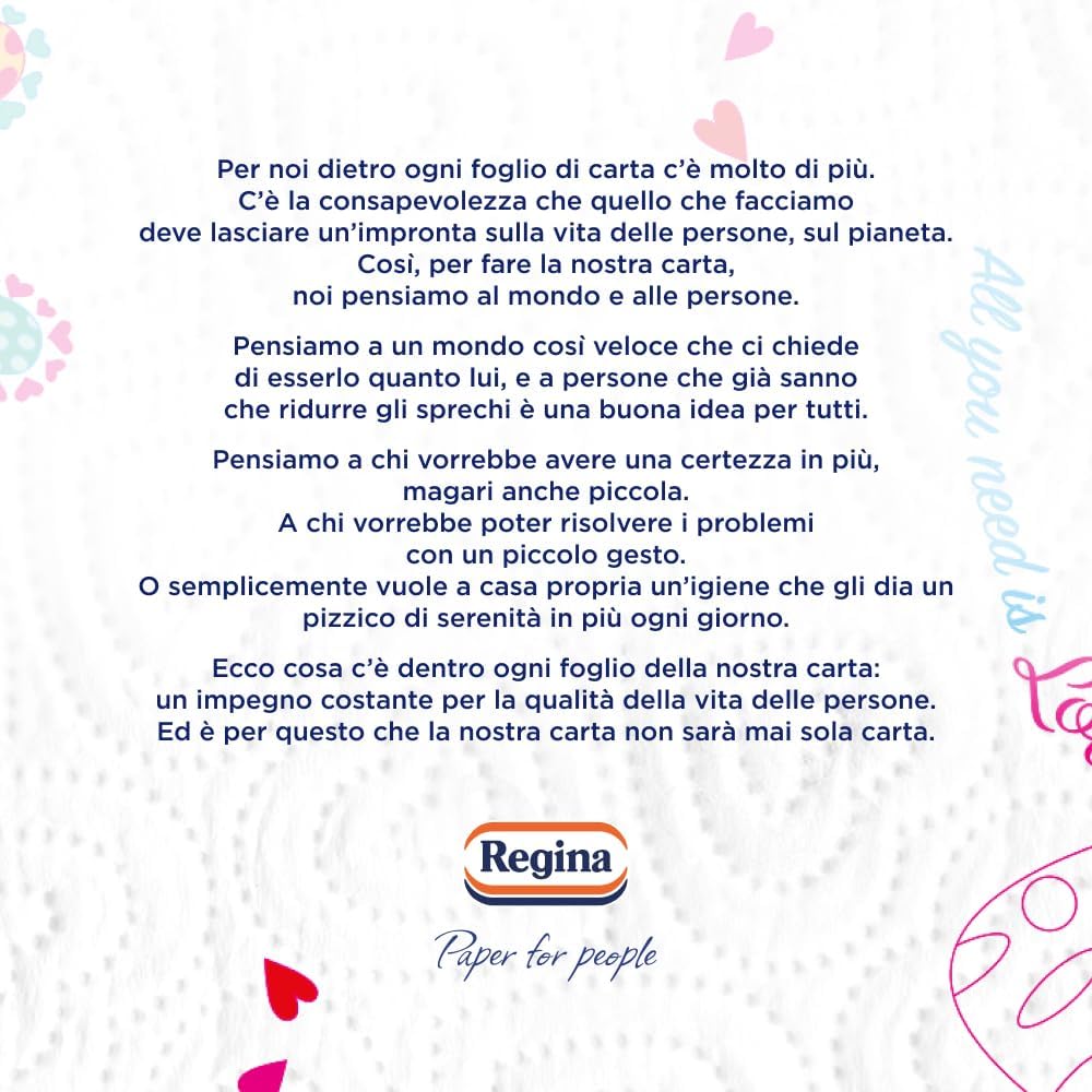 Regina di Cuori - 3 rotoli - Confezione in carta riciclabile
