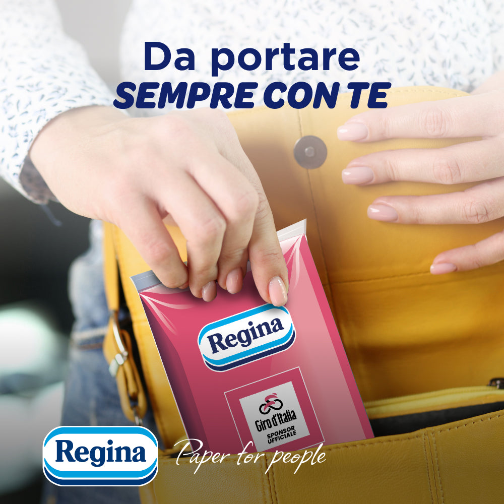 Regina Fazzoletti Tascabili, 1 confezione da 6 pacchetti - Giro d'Italia Limited Edition