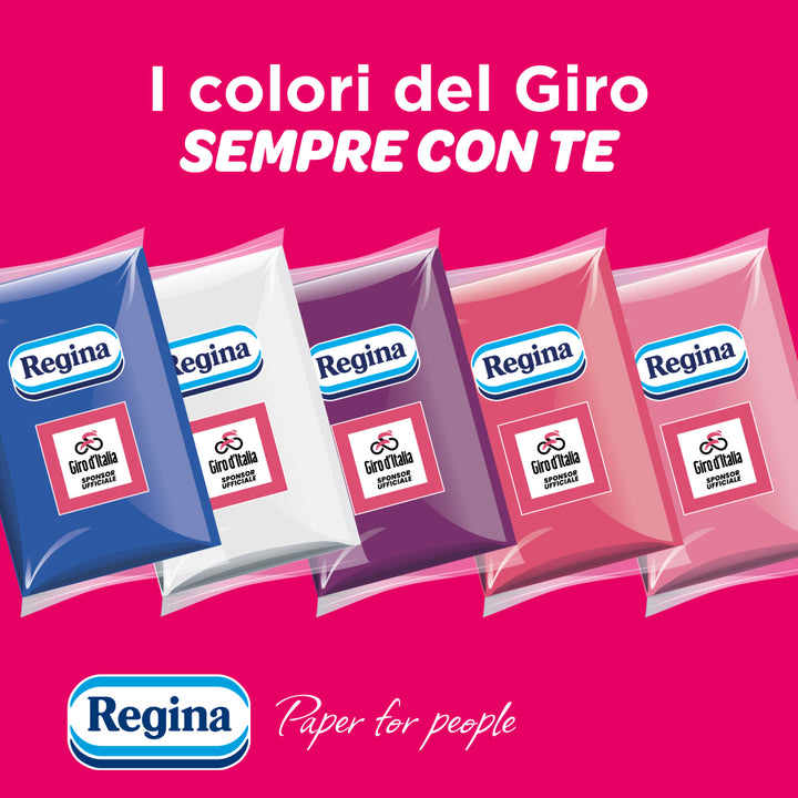 Regina Fazzoletti Tascabili, 1 confezione da 6 pacchetti - Giro d'Italia Limited Edition