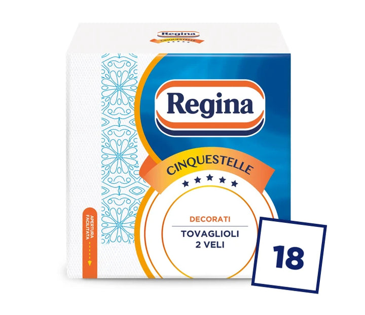 Tovaglioli Regina Cinquestelle, 18 Confezioni