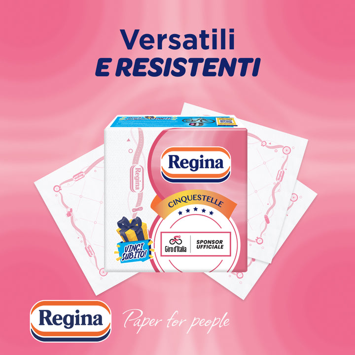 Tovaglioli Regina Cinquestelle, 10 Confezioni - Giro d'Italia Limited Edition