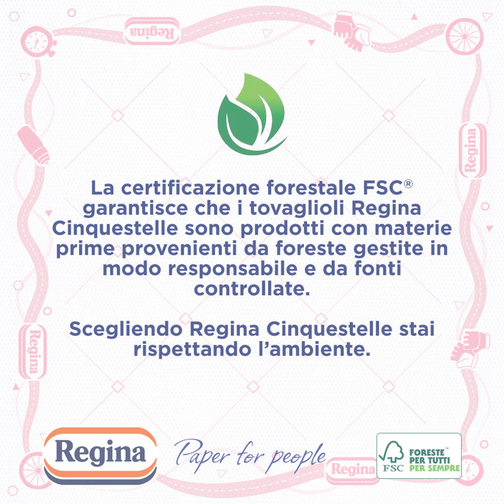 Tovaglioli Regina Cinquestelle, 10 Confezioni - Giro d'Italia Limited Edition