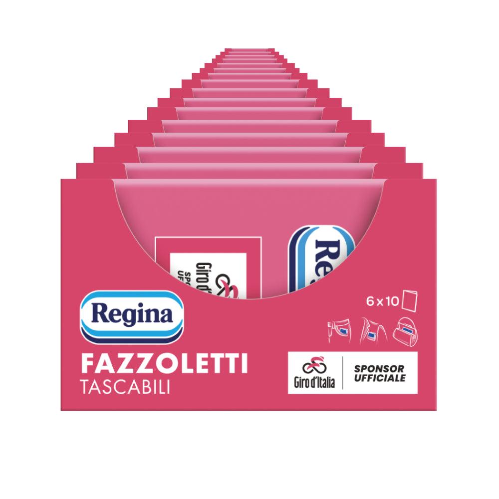 Regina Fazzoletti Tascabili, 16 confezioni - Giro d'Italia Limited Edition