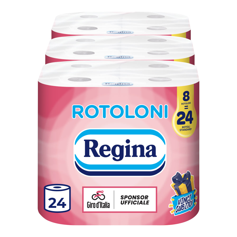 Rotoloni Regina, Carta igienica, 24 Rotoli - Giro d'Italia Limited Edition