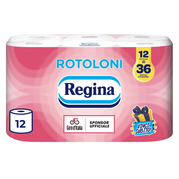 Rotoloni Regina, Carta Igienica, 12 Rotoli - Giro d'Italia Limited Edition