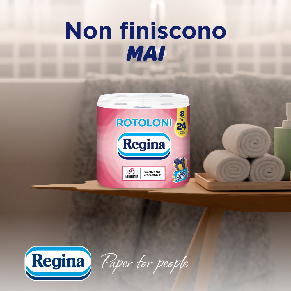 Rotoloni Regina, Carta igienica, 24 Rotoli - Giro d'Italia Limited Edition