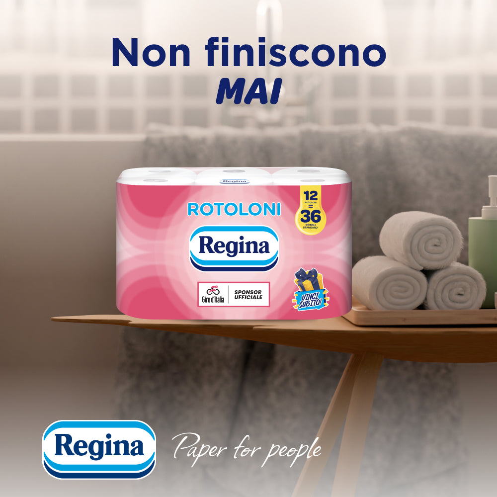 Rotoloni Regina, Carta Igienica, 48 Rotoli - Giro d'Italia Limited Edition