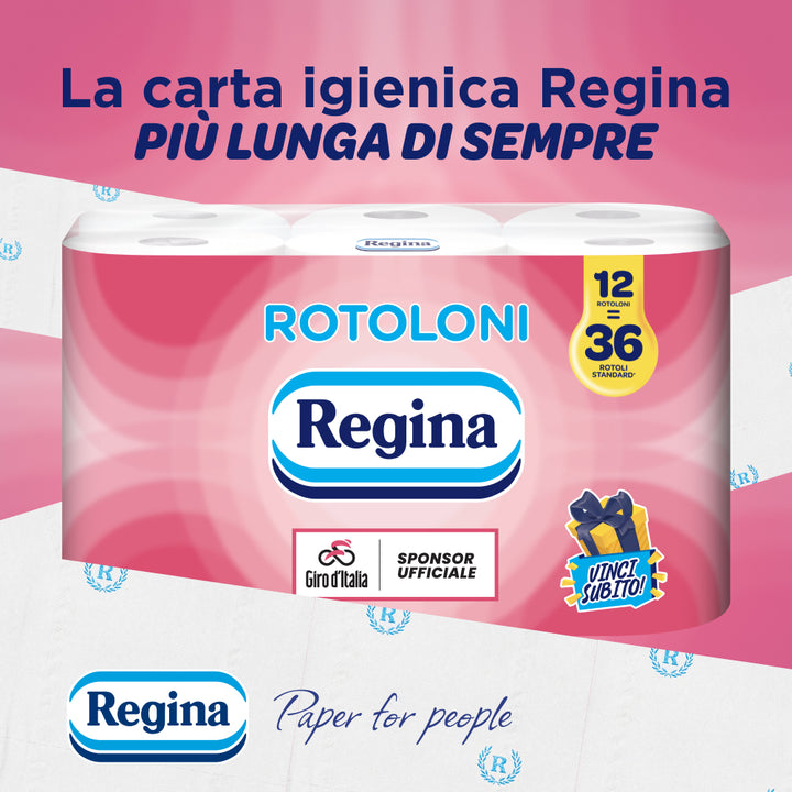 Rotoloni Regina, Carta Igienica, 48 Rotoli - Giro d'Italia Limited Edition