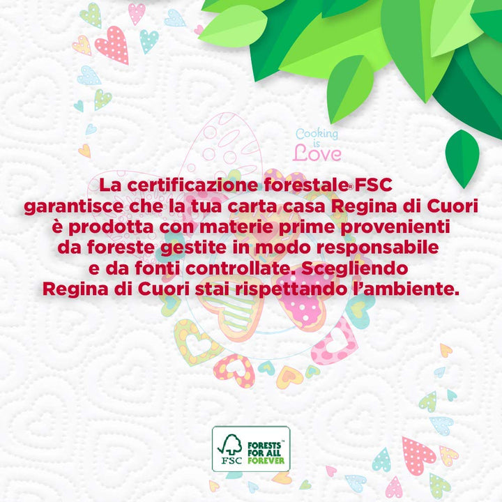 Regina di Cuori, Carta Cucina, 3 Rotoli