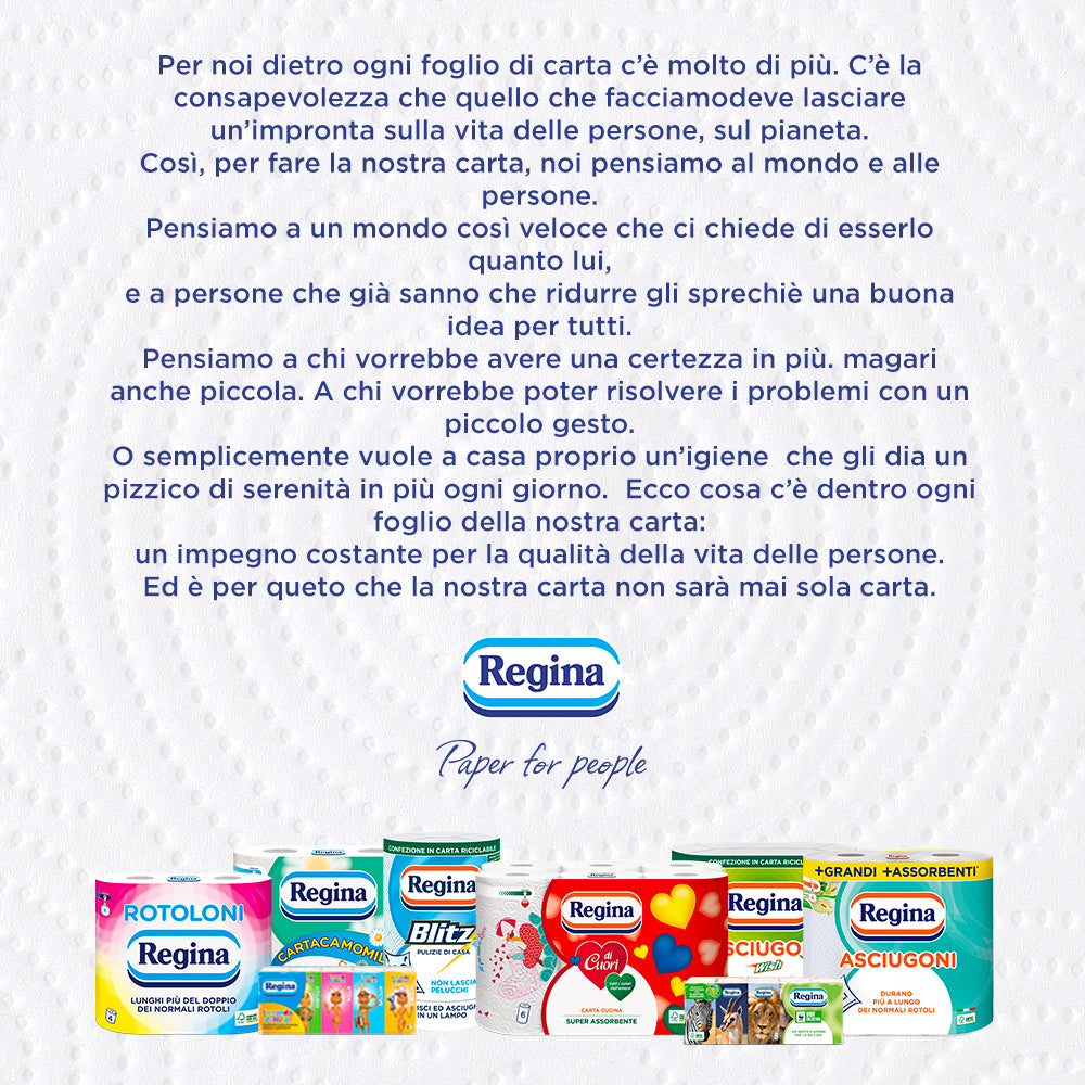Regina Asciugoni Wish, Carta Cucina, 2 Rotoli