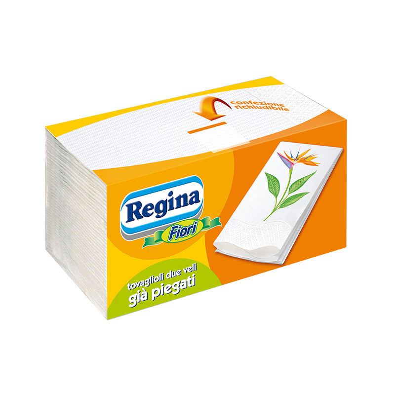 Tovaglioli Regina Fiori, Piegati, 1 Confezione